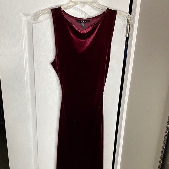 Snap brand velvet sleevless cut out dress - Picture 3 of 8